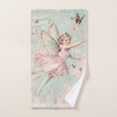 Blume Flutter und Twirl Märchen Badhandtuch Set (Handtuch)