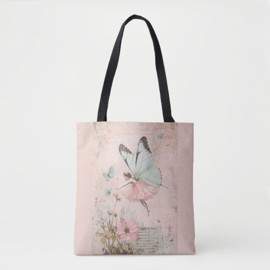Blume Flutter und Twirl Märchen Tasche (Vorderseite)