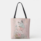 Blume Flutter und Twirl Märchen Tasche (Rückseite)