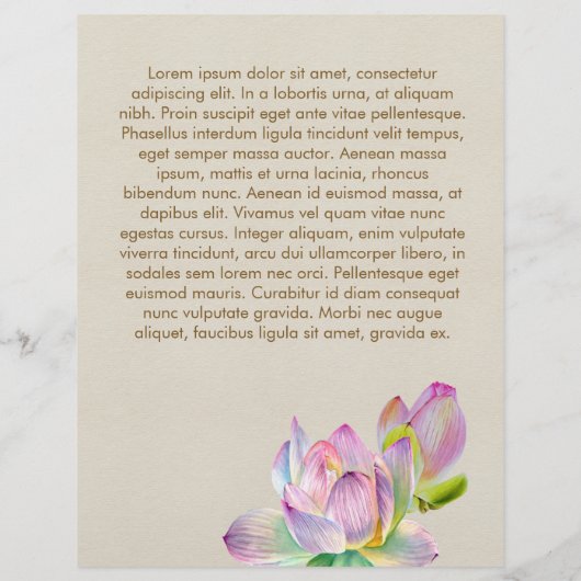 Blume Flyer (Hinten)