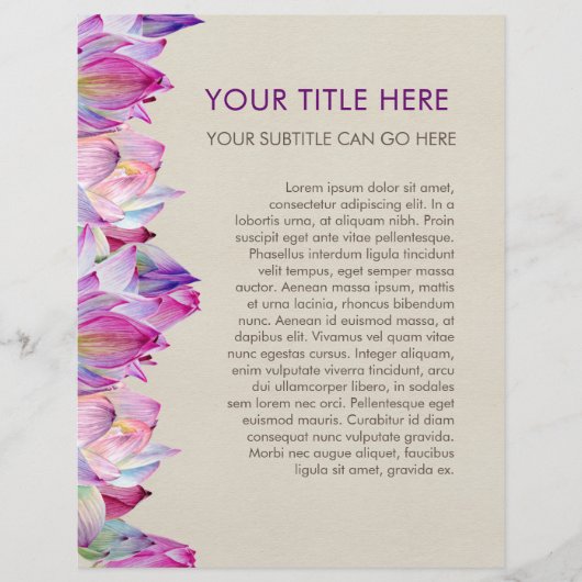 Blume-Flyer Flyer (Vorne)