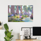 Blume Forest Poster (Heimbüro)