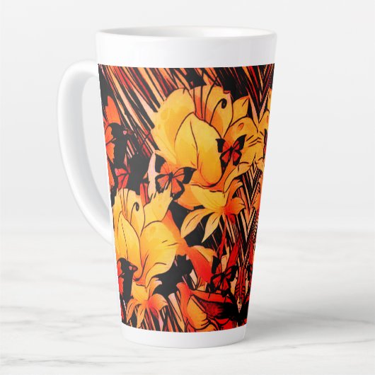 Blume ForestLatte Tasse (Linke Ecke)