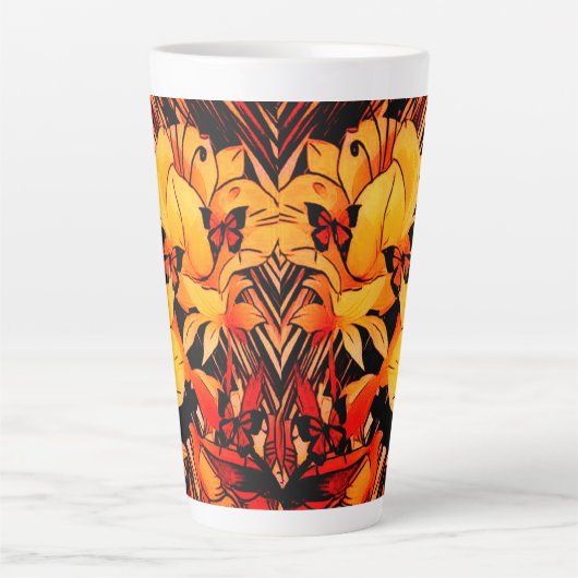 Blume ForestLatte Tasse (Vorderseite)
