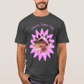 Blume Form benutzerdefiniertes Foto Hellrosa Vorla T-Shirt (Vorderseite)