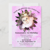 Blume Form Foto Rosa Farbe Vorlage (Vorderseite)