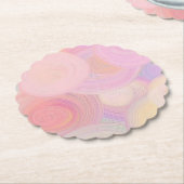 Blume Form Pastellpapier-Untersetzer Untersetzer (angewinkelt)