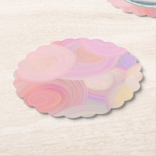 Blume Form Pastellpapier-Untersetzer Untersetzer (angewinkelt)