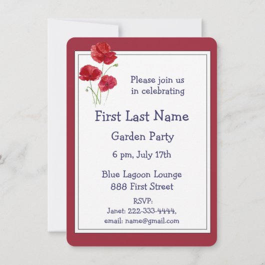 Blume Fossilienmuseum Monte San Giorgio Einladung (Rückseite)