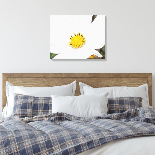 Blume-Foto Bläsernähe Leinwanddruck (Insitu (Schlafzimmer))