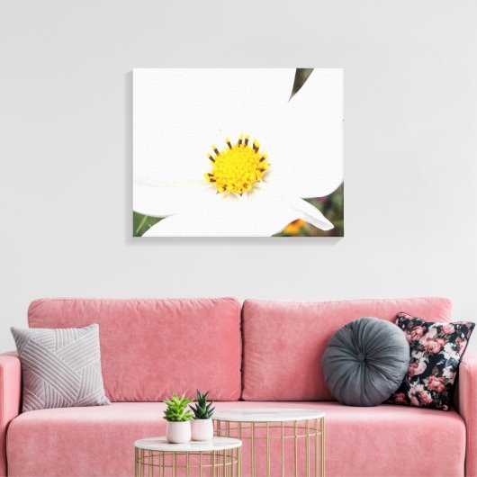 Blume-Foto Bläsernähe Leinwanddruck (Insitu (Wohnzimmer))