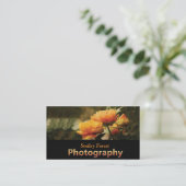 Blume_Foto_Fotografie_Visitenkarten Visitenkarte (Stehend Vorderseite)