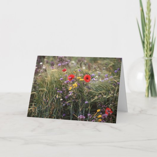 Blume Foto "Glücklicher Muttertag!" Karte (Vorderseite)