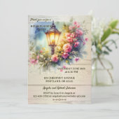 Blume Foto Housewarming Einladung (Stehend Vorderseite)