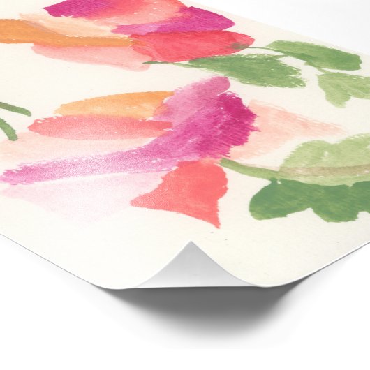 Blume Fotodruck (Ecke)