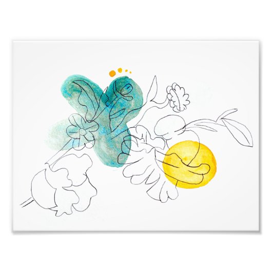 Blume Fotodruck (Vorne)