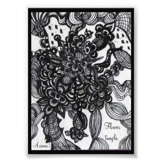 Blume Fotodruck (Vorne)