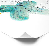 Blume Fotodruck (Ecke)