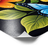 Blume Fotodruck (Ecke)
