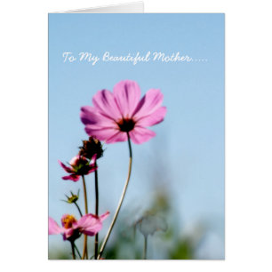 Blume-Fotokarten für Mutter