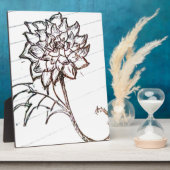 Blume Fotoplatte (Seite)