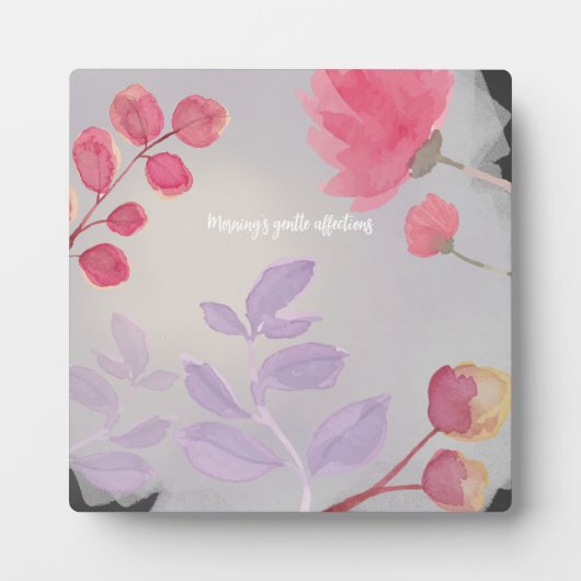 Blume Fotoplatte (Vorderseite)