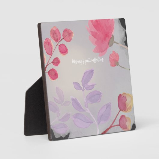 Blume Fotoplatte (Vorderseite)