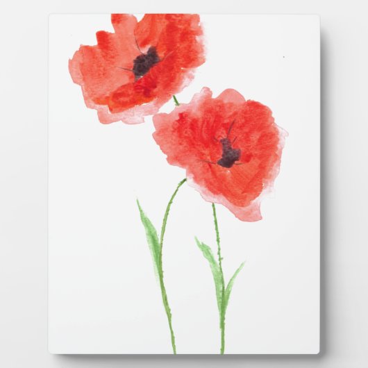 Blume Fotoplatte (Vorderseite)