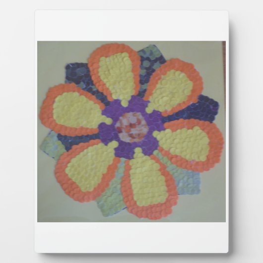Blume Fotoplatte (Vorderseite)