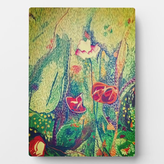 Blume Fotoplatte (Vorderseite)