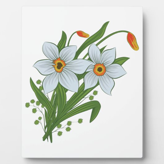 Blume Fotoplatte (Vorderseite)