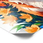 Blume Fox Fotodruck (Ecke)