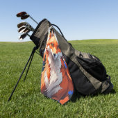 Blume Fox Golfhandtuch (Gras)