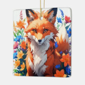 Blume Fox Keramikornament (Links)