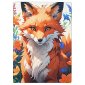 Blume Fox Klemmbrett (Rückseite)