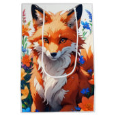Blume Fox Mittlere Geschenktüte (Rückseite)