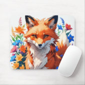 Blume Fox Mousepad (Mit Mouse)