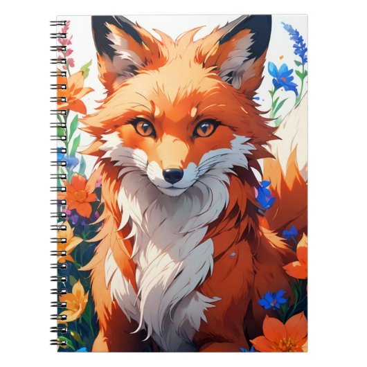 Blume Fox Notizblock (Vorderseite)