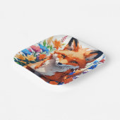 Blume Fox Pappteller (Gewinkelt)