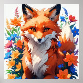 Blume Fox Poster (Vorne)