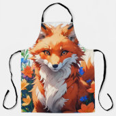 Blume Fox Schürze (Vorderseite)