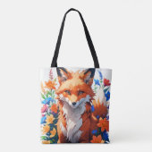 Blume Fox Tasche (Rückseite)