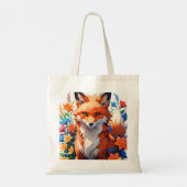 Blume Fox Tragetasche (Rückseite)