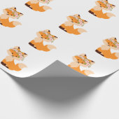Blume Fox Wrapping Paper Geschenkpapier (Ecke)
