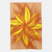 Blume Fraktal Art 2 Geschirrtuch (Vertikal)