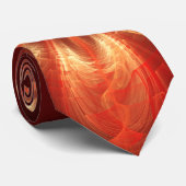 Blume Fraktal Art Krawatte (Gerollt)