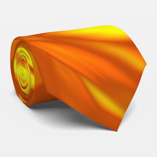 Blume Fraktal Art Krawatte (Gerollt)