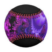 Blume Fraktal Baseball (Rückseite)