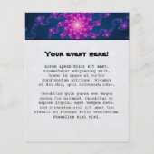 Blume Fraktal Kunst Flyer (Vorne)