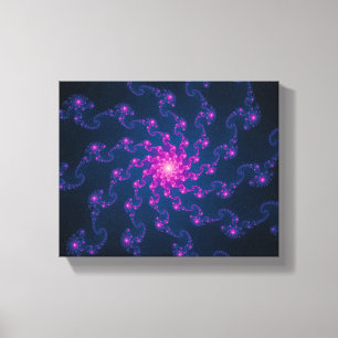 Blume Fraktal Kunst Leinwanddruck